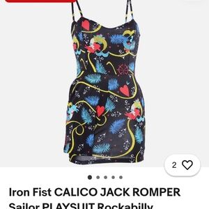 Iron Fist Black Jumpsuit with Blue and Yellow Accents